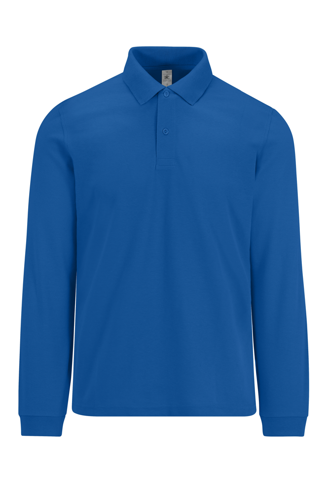 CGPU425 - MY POLO 180 Heren lange mouwen - Royal Blue