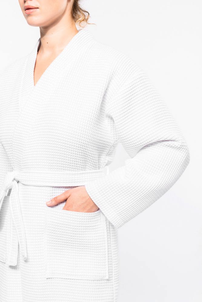 K122 - Kimono Badjas Honinggraatstructuur