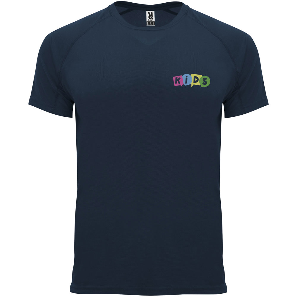 Bahrain 135 g/m² sportshirt met korte mouwen voor kinderen