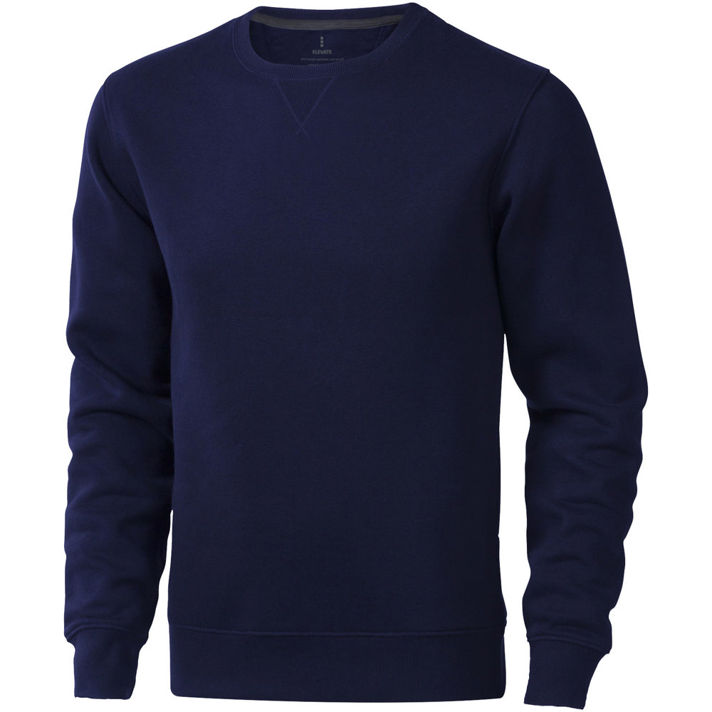 Arora unisex sweater met ronde hals - Marineblauw