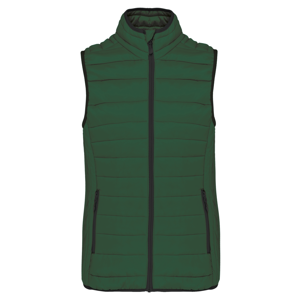 K6114 - Ladies' lightweight sleeveless down jacket - forest green