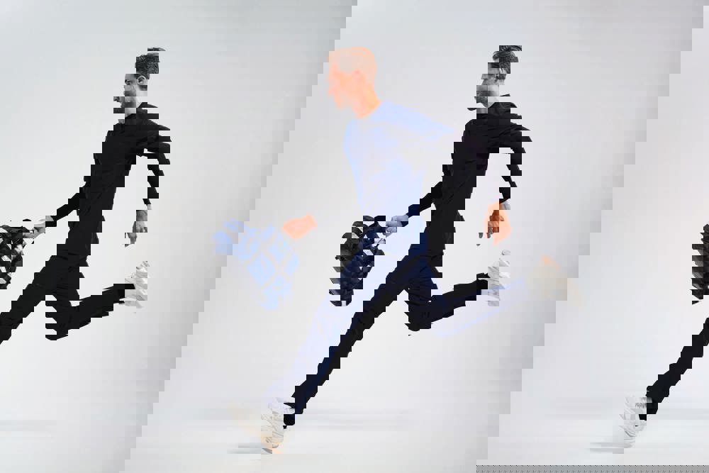 NN200 - Stretch tuniek met korte mouwen voor heren