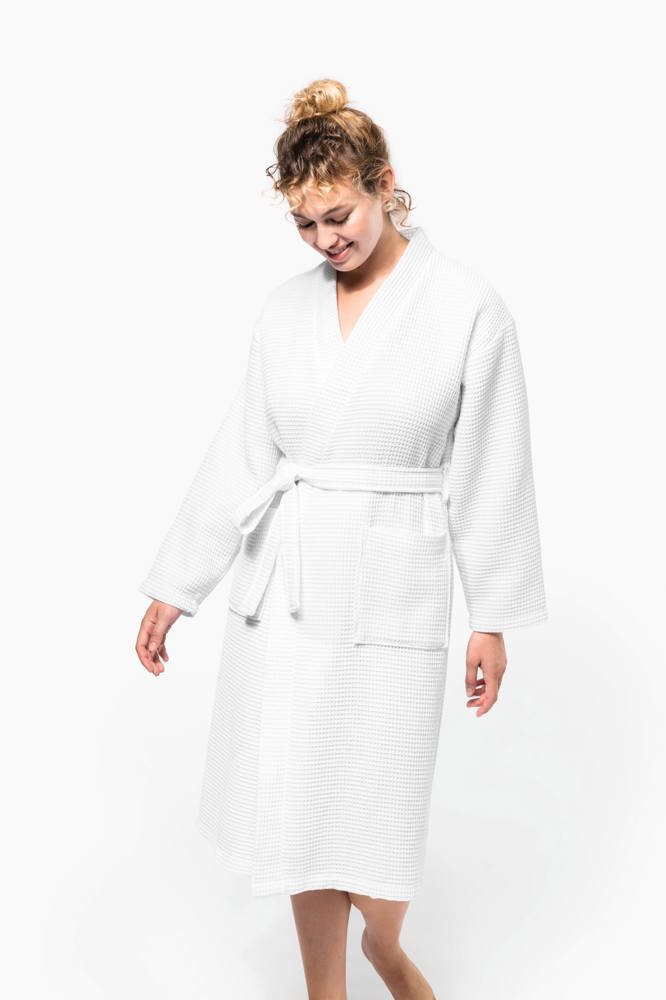 K122 - Kimono Badjas Honinggraatstructuur