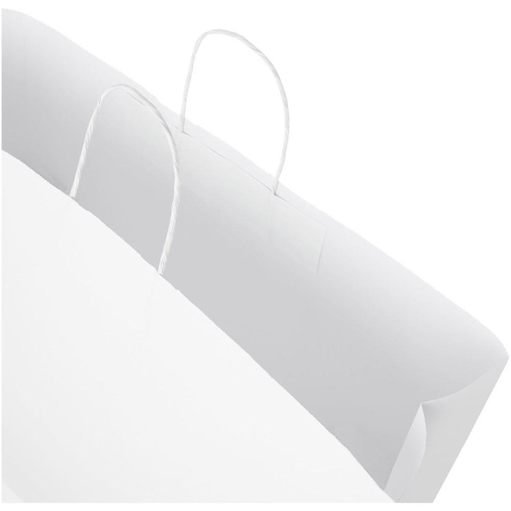 Papieren tas 90-100 g/m2 gemaakt van kraftpapier met gedraaide handgrepen - 49,5 x 14 x 44 cm — extra beeld