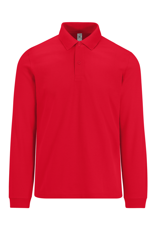 CGPU425 - MY POLO 180 Heren lange mouwen - Red