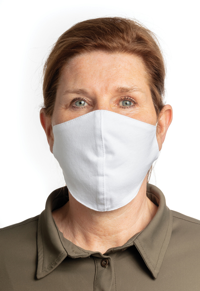 Herbruikbaar 2 laags katoenen gezichtsmasker — extra beeld
