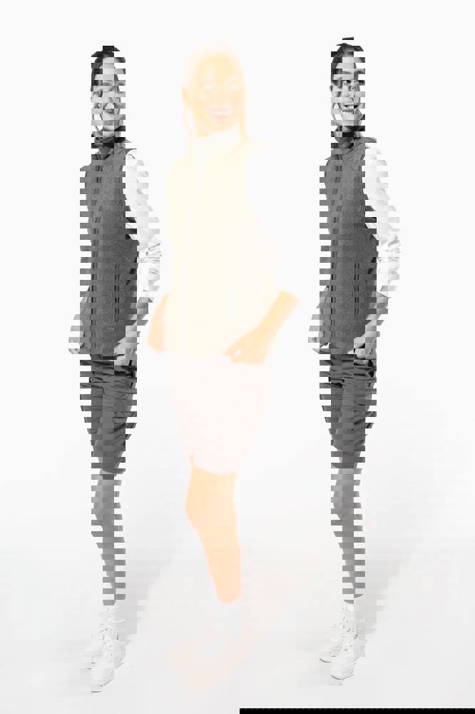 K906 - Bodywarmer van microfleece dames