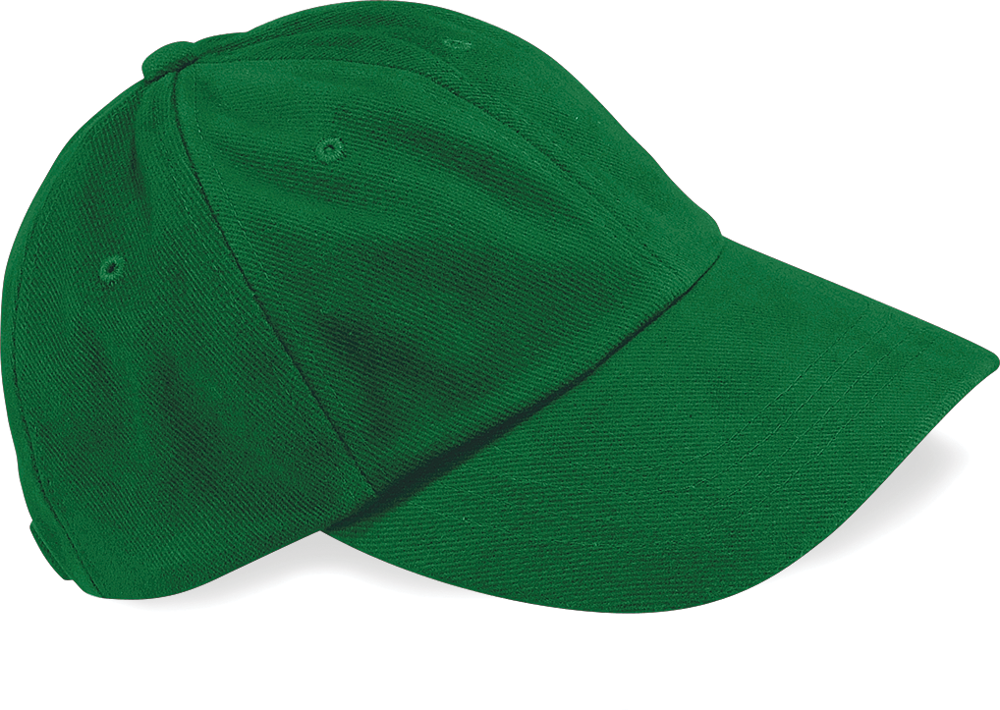 B57 - Laag profiel pet in geborsteld katoen - forest green