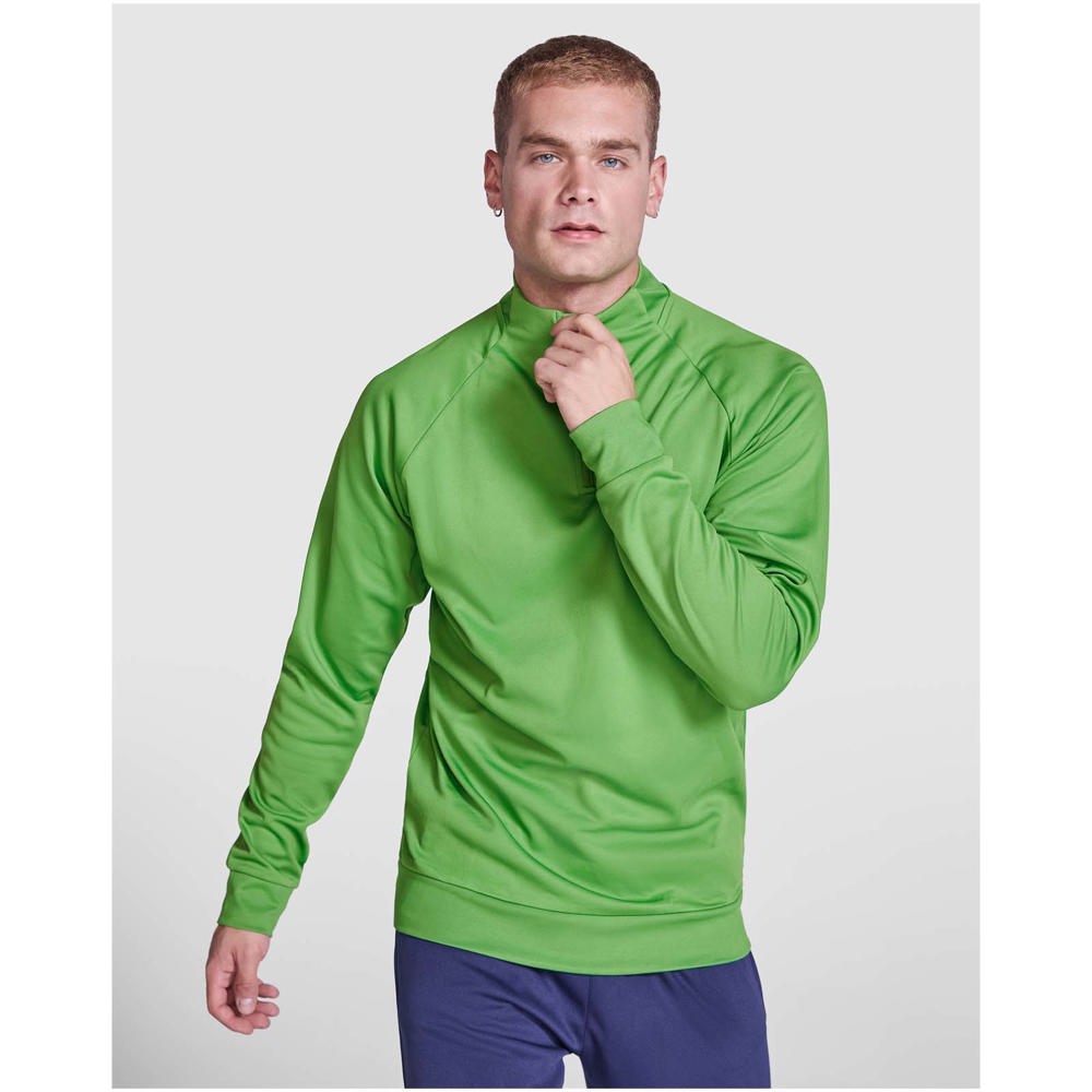 Epiro unisex sweatshirt met lange mouwen en kwartrits
