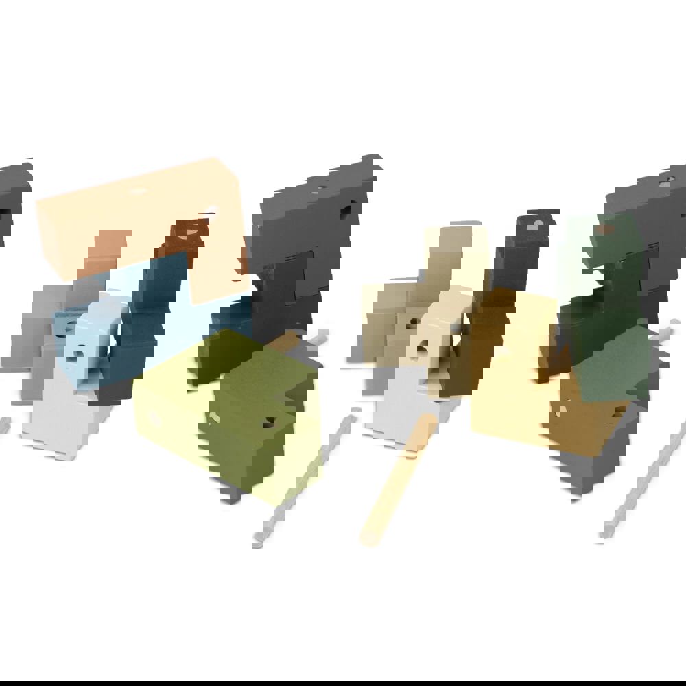 InSideOut FSC Houten Kubus think iq puzzel