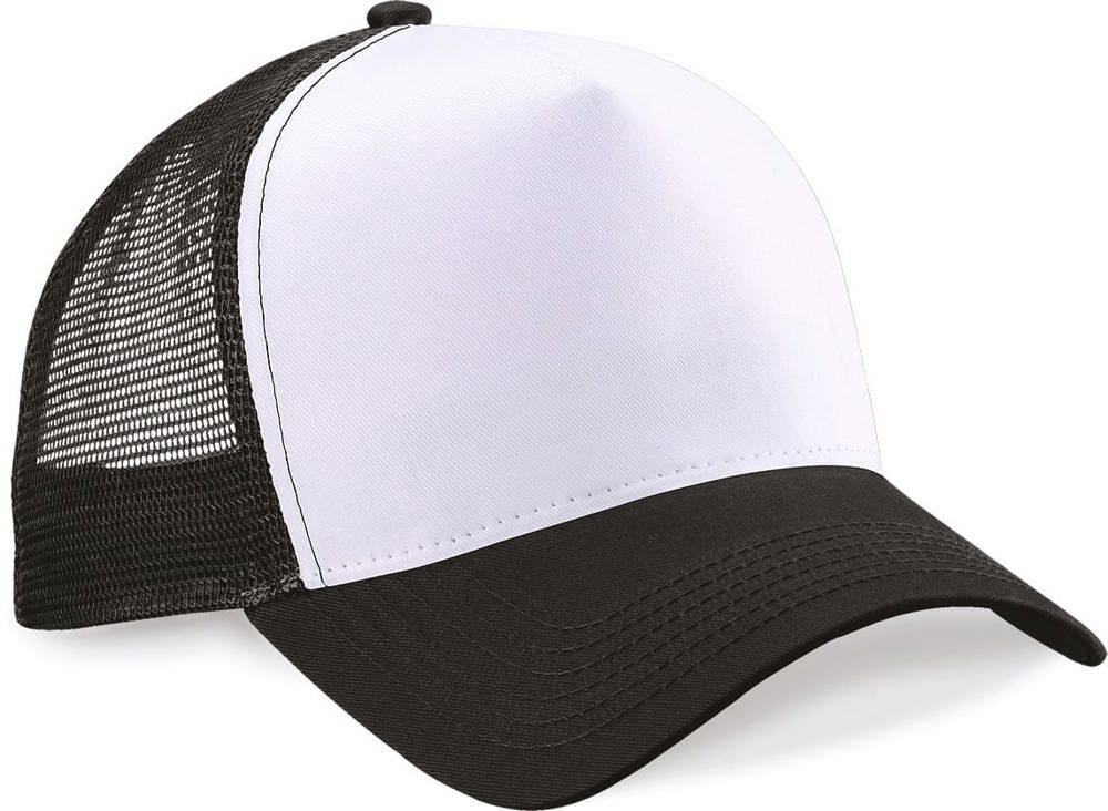 B640 - Snapback truckerpet - Graphite Grey / Black