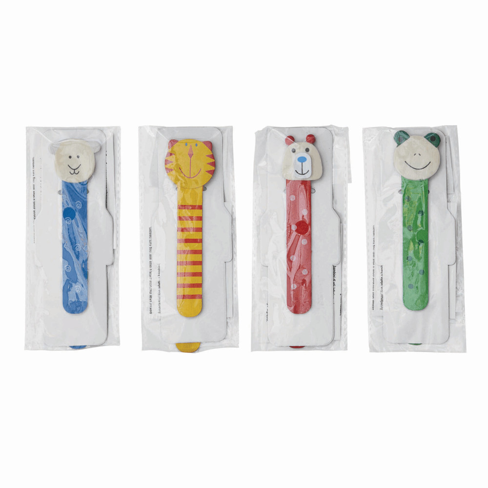 FUNNY ANIMALS - Houten boekenlegger