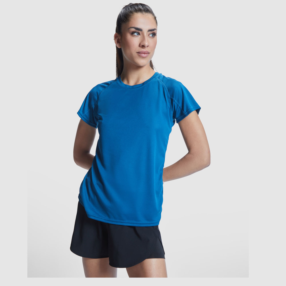 Bahrain 135 g/m² sportshirt met korte mouwen voor dames