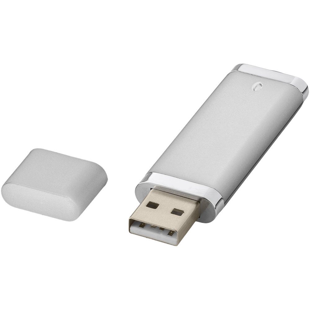 Flat USB stick - zilver