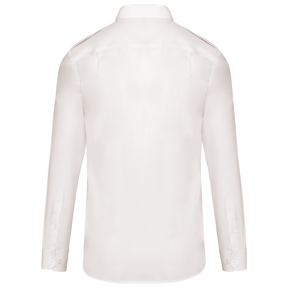 K505 - Herenpilootoverhemd lange mouwen