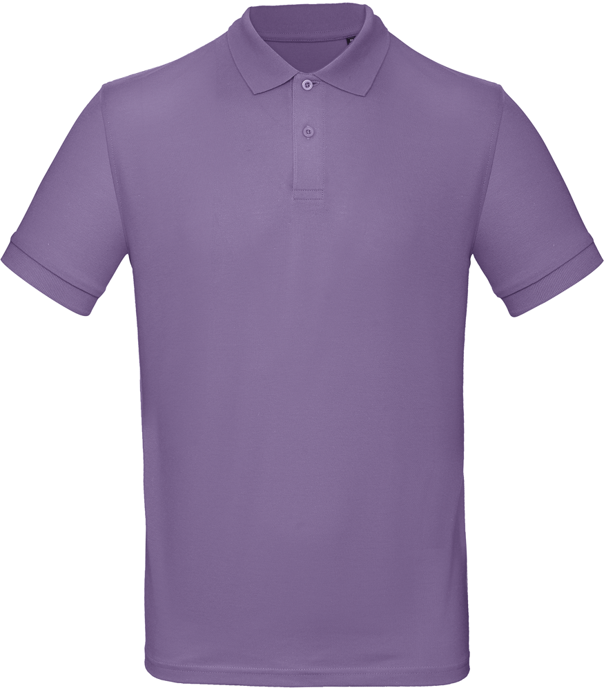- Men's organic polo shirt - Millennial Lilac