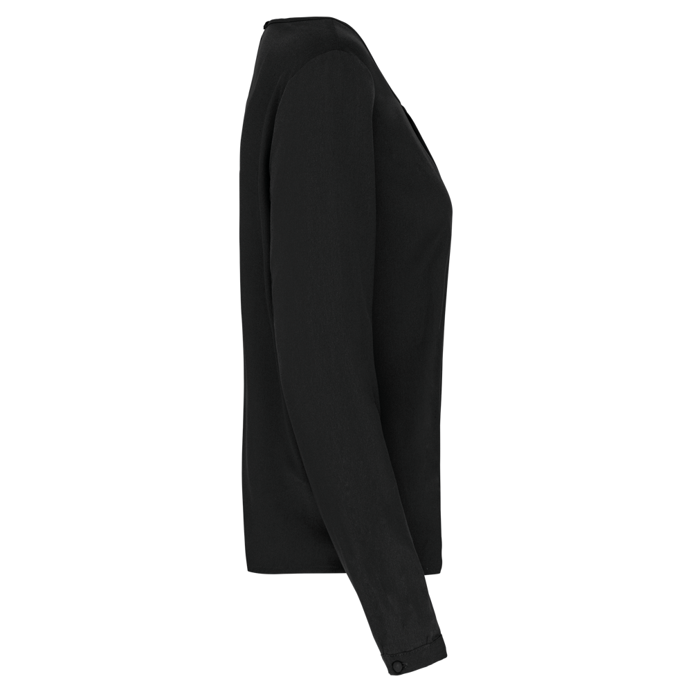 K5003 - Damesblouse in crêpe met lange mouwen