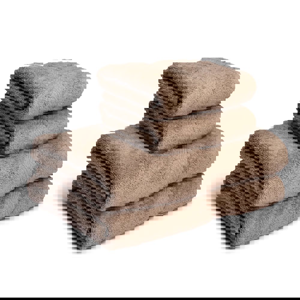 Lord Nelson Fairtrade handdoek 70x130cm set van 3 - Licht Bruin