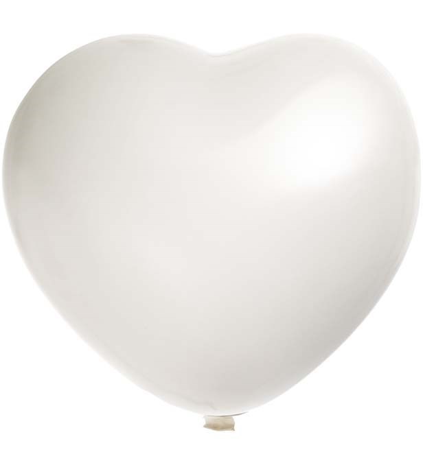 Reuzenballon hartvorm bedrukt Ø 90 cm 