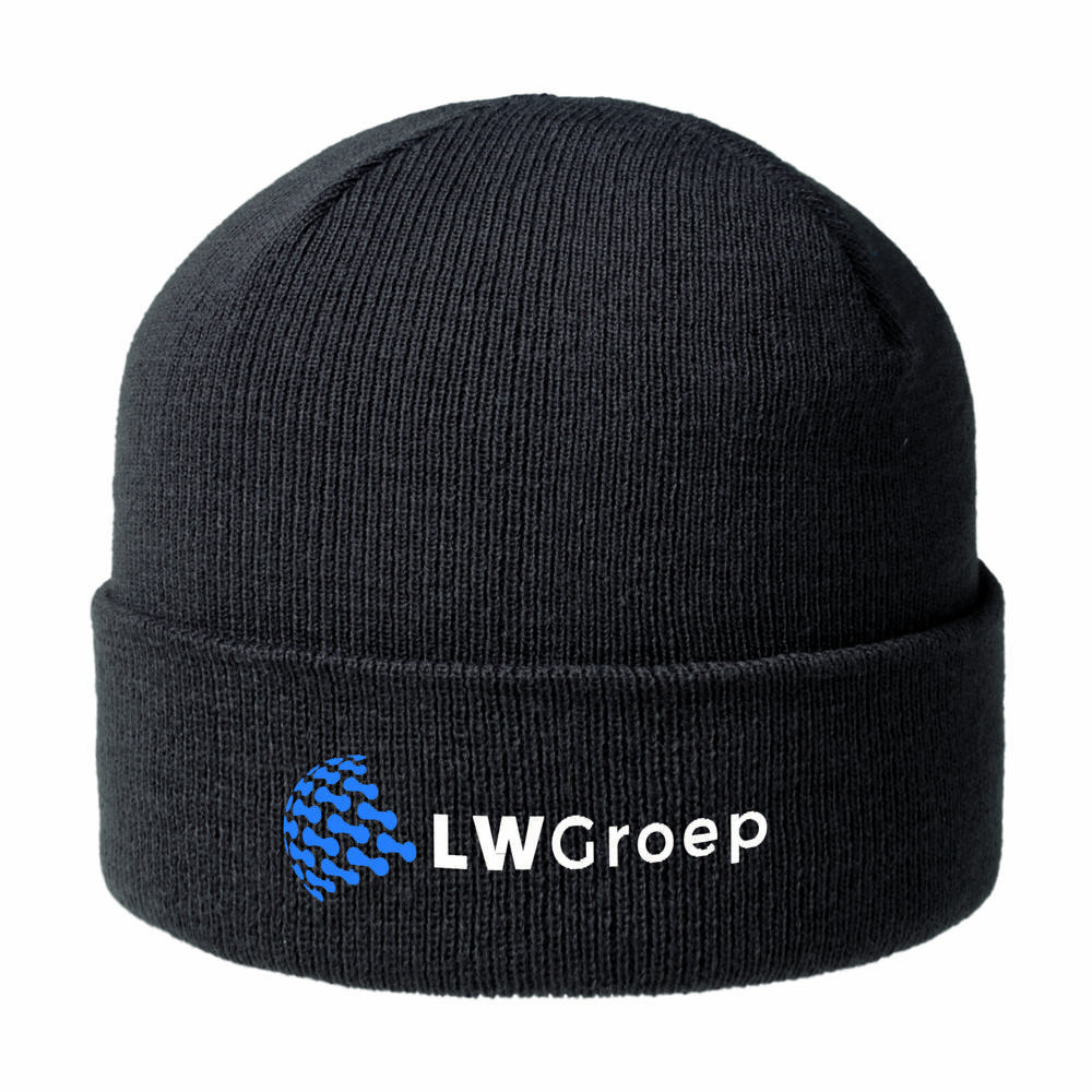 Beanie With Brim - donkergrijs