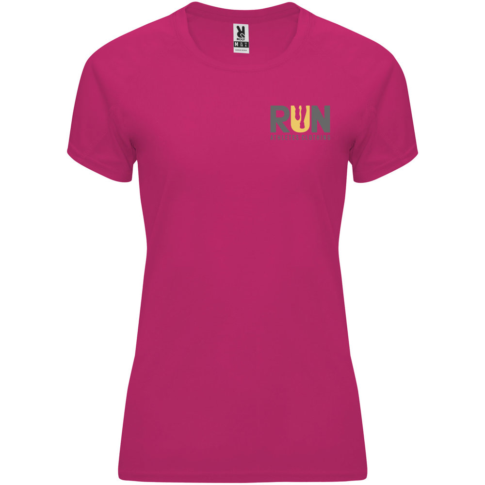 Bahrain 135 g/m² sportshirt met korte mouwen voor dames