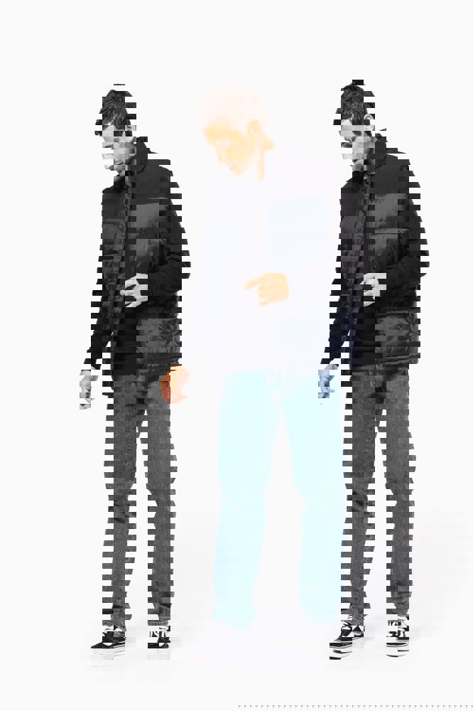 K6162 - Tweekleurige gewatteerde bodywarmer uniseks