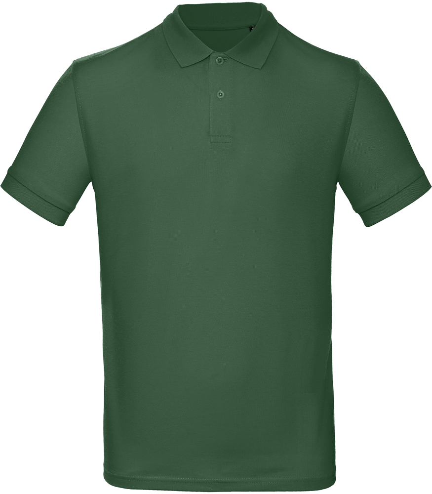 - Men's organic polo shirt - Bottle Green