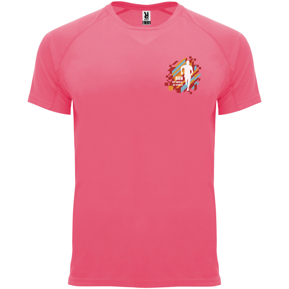 Bahrain 135 g/m² sportshirt met korte mouwen voor heren