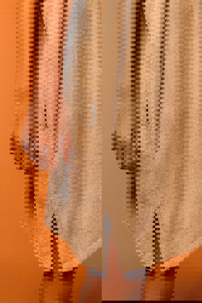 PA582 - Kinderponcho met capuchon van badstof