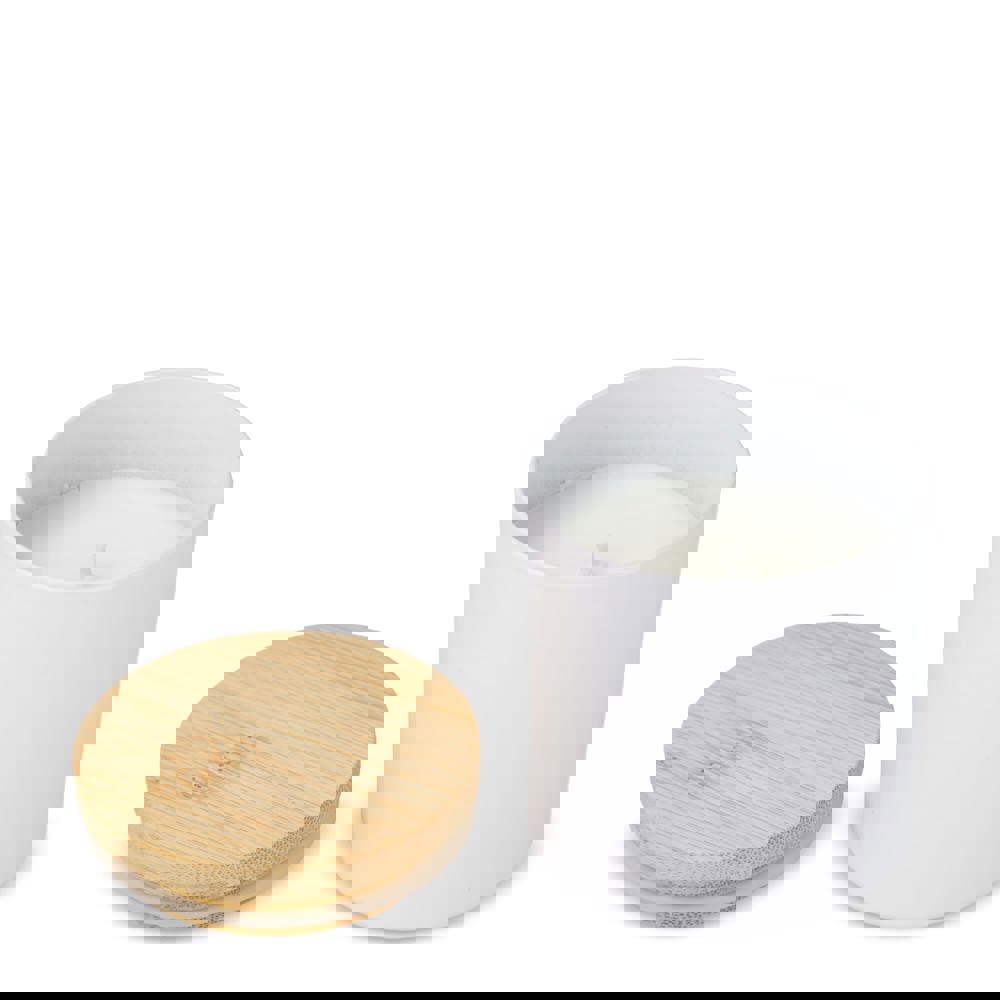 Bhakti plantaardige geurkaars in gerecycled aluminium potje