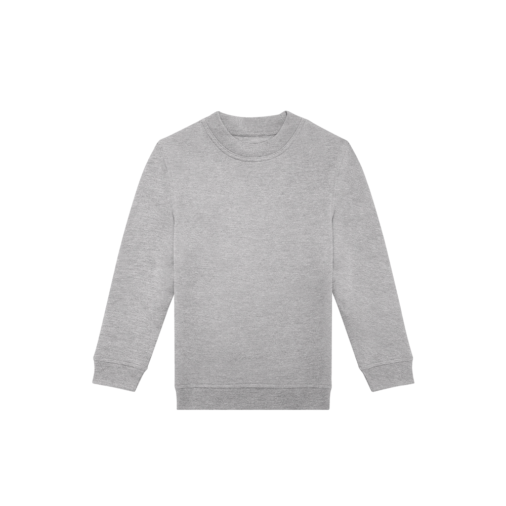 CGWK001 - Kinder sweater C ID.332, ronde hals - Sport Grey