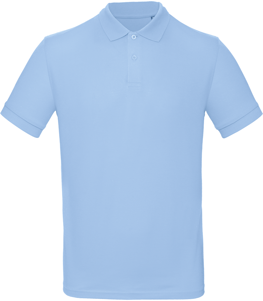 - Men's organic polo shirt - Sky Blue