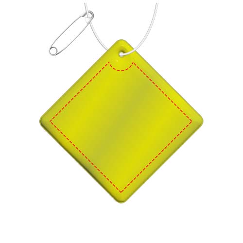 RFX™ H-09 kleine reflecterende pvc hanger met diamant