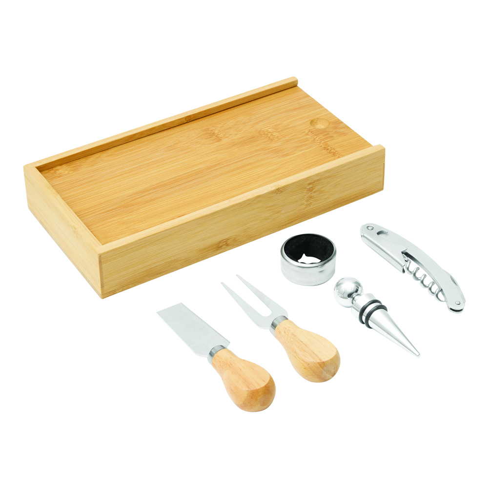 BAMBOO WINE - Wijn- en kaasset