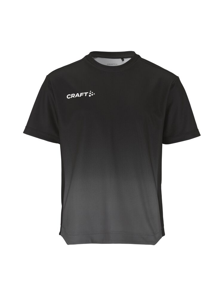 Craft - Evolve 2.0 Structured Graphic Jersey Jr Black/Granite 134/140