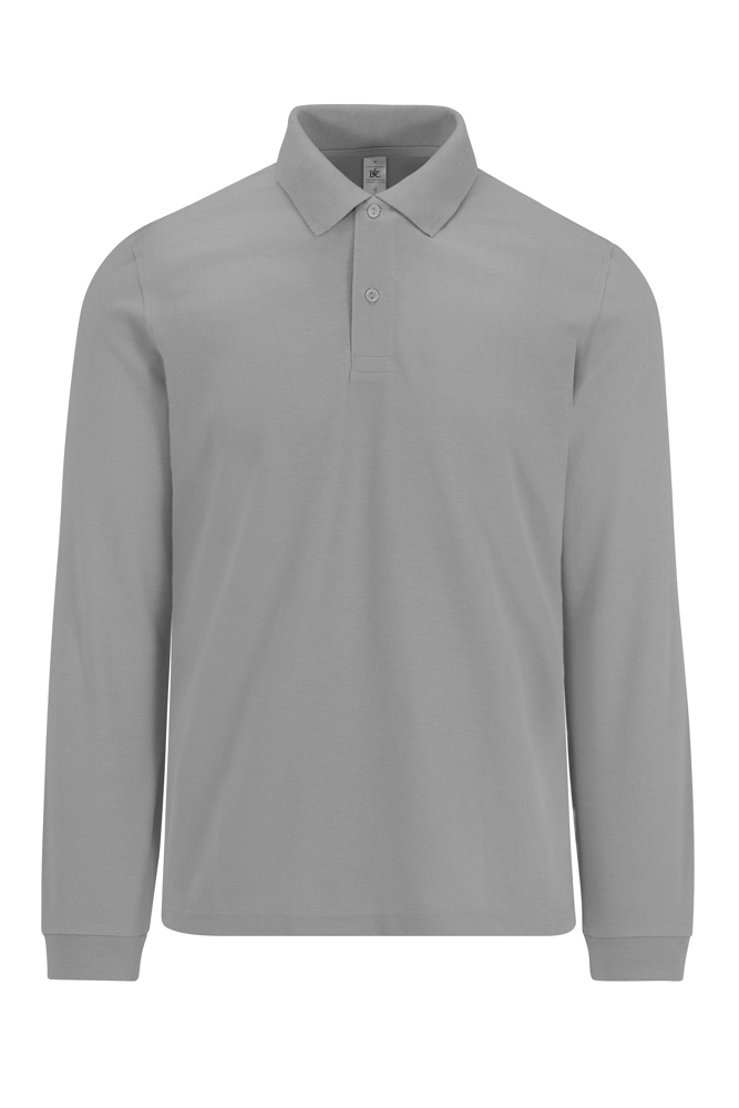 CGPU425 - MY POLO 180 Heren lange mouwen - Sport Grey