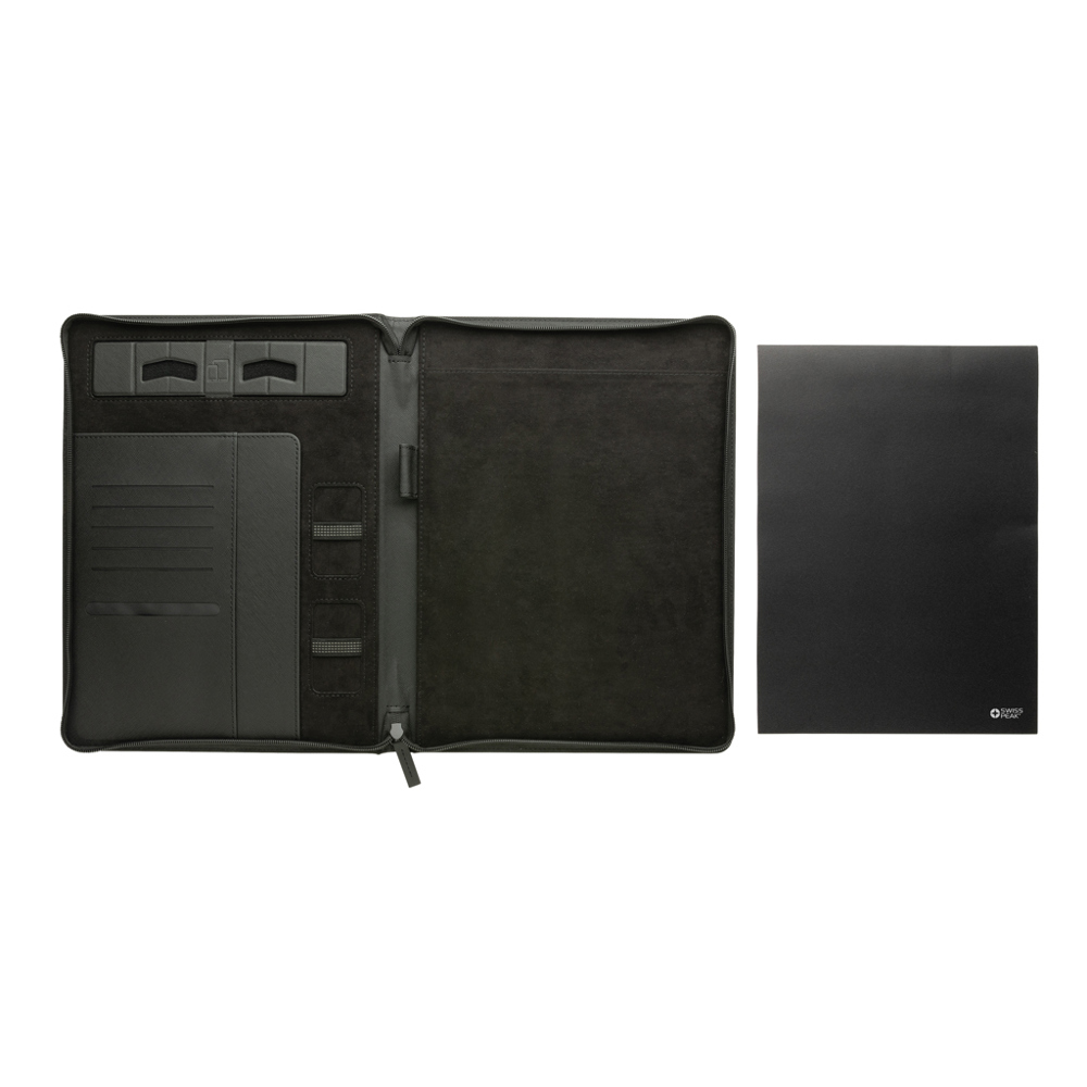 Swiss Peak Heritage RCS rPU A4 portfolio met rits — extra beeld