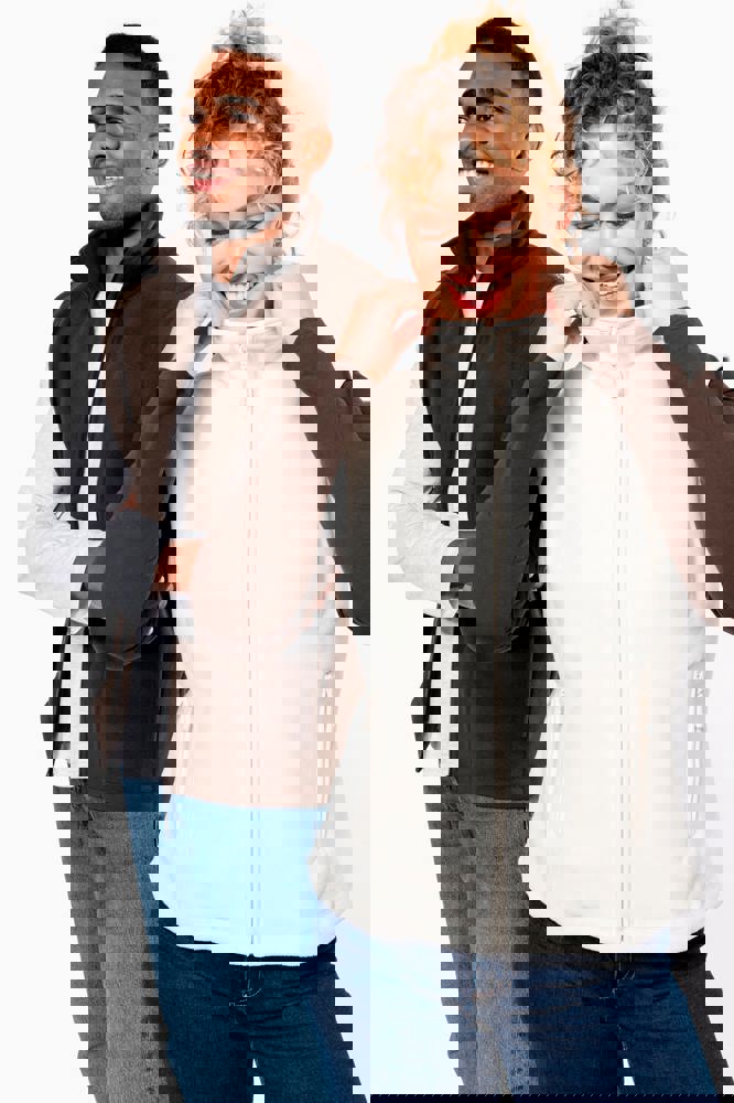 K913A - Bodywarmer van microfleece heren