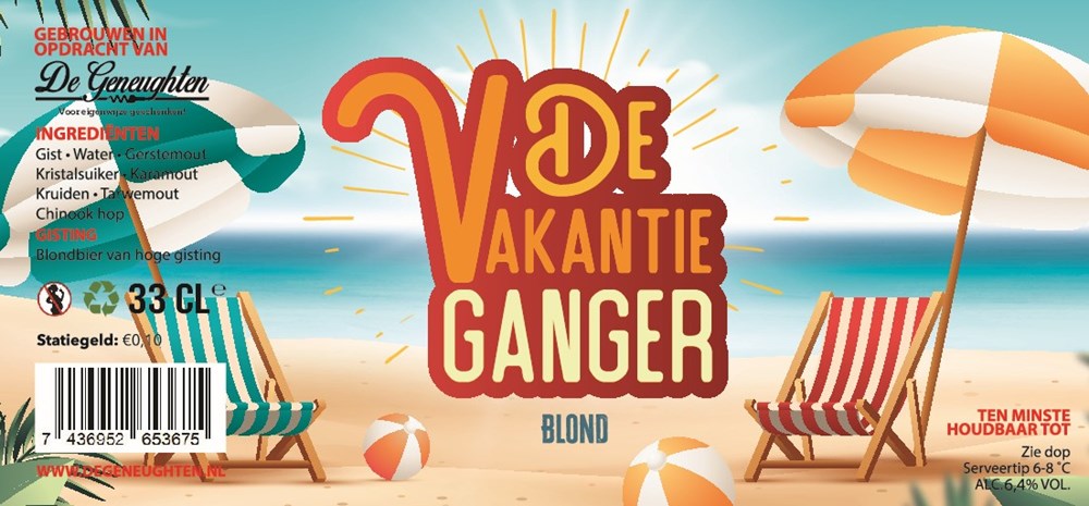 Speciaalbier De Vakantie Ganger Blond - 33cl