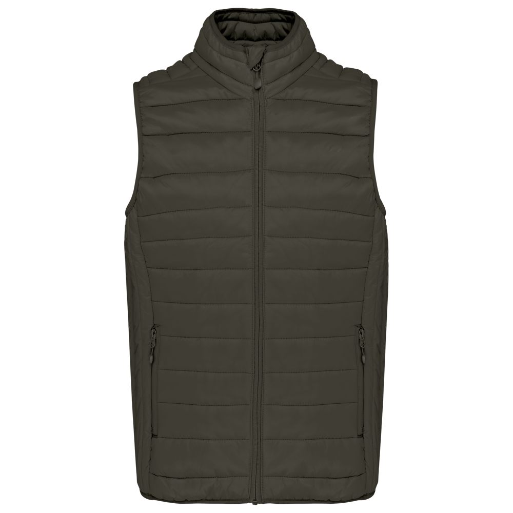 K6113 - Men’s lightweight sleeveless down jacket - Dark Khaki
