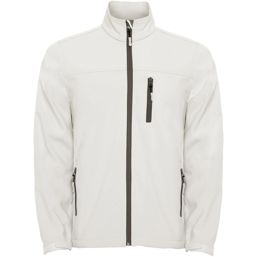 Antartida softshell herenjack - Parelwit