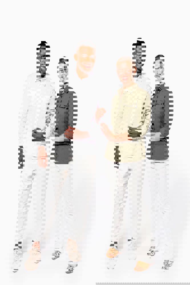 K591 - Damesoverhemd safari lange mouwen