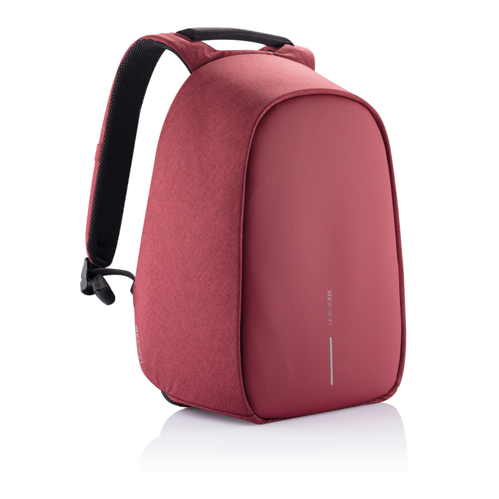 Bobby Hero Regular, anti-diefstal rugzak - rood, zwart (± PMS 209/ ± PMS Black)