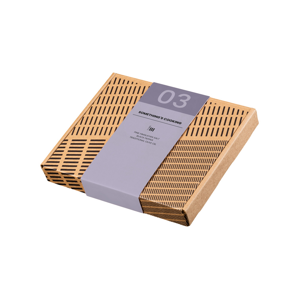 Brievenbuspakket | 1 x zwarte peper (26 gram) | 1 x Himalaya zout (63 gram) | 1 olijfolie 50 ML | rPET