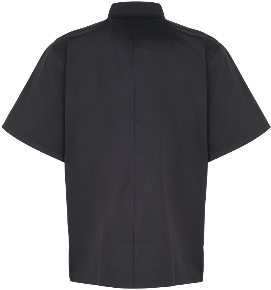 PR664 - Studded Front Short Sleeve Chef's Jacket