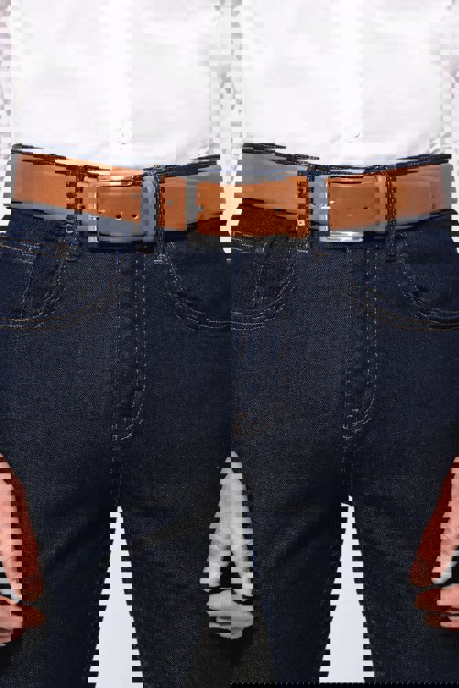 PK820 - Lederen herenriem