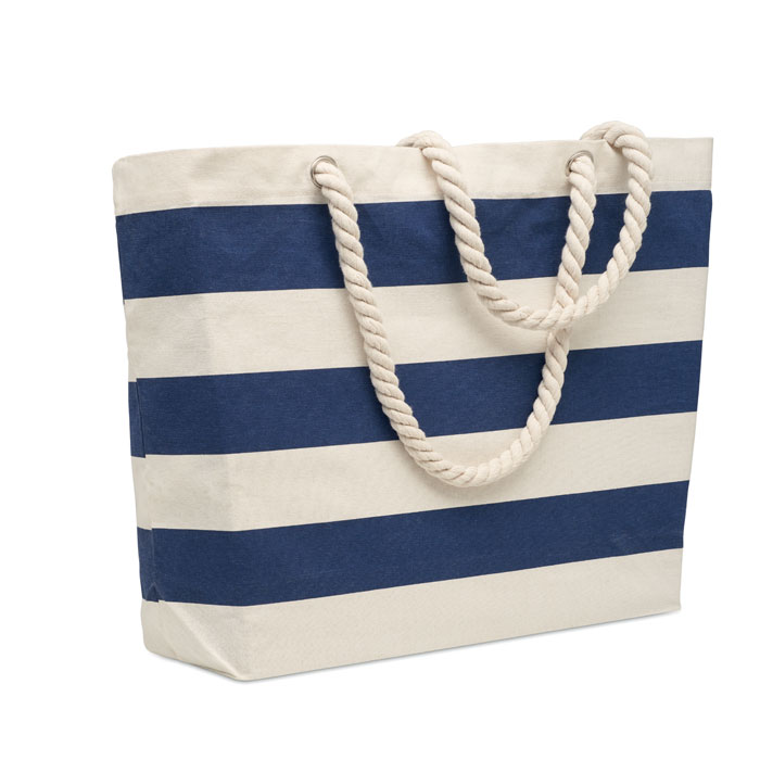 HEAVEN STRIPE - Katoenen strandtas 220 gr/m² - blauw