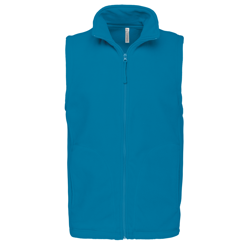 - Bodywarmer van microfleece heren - Tropical Blue