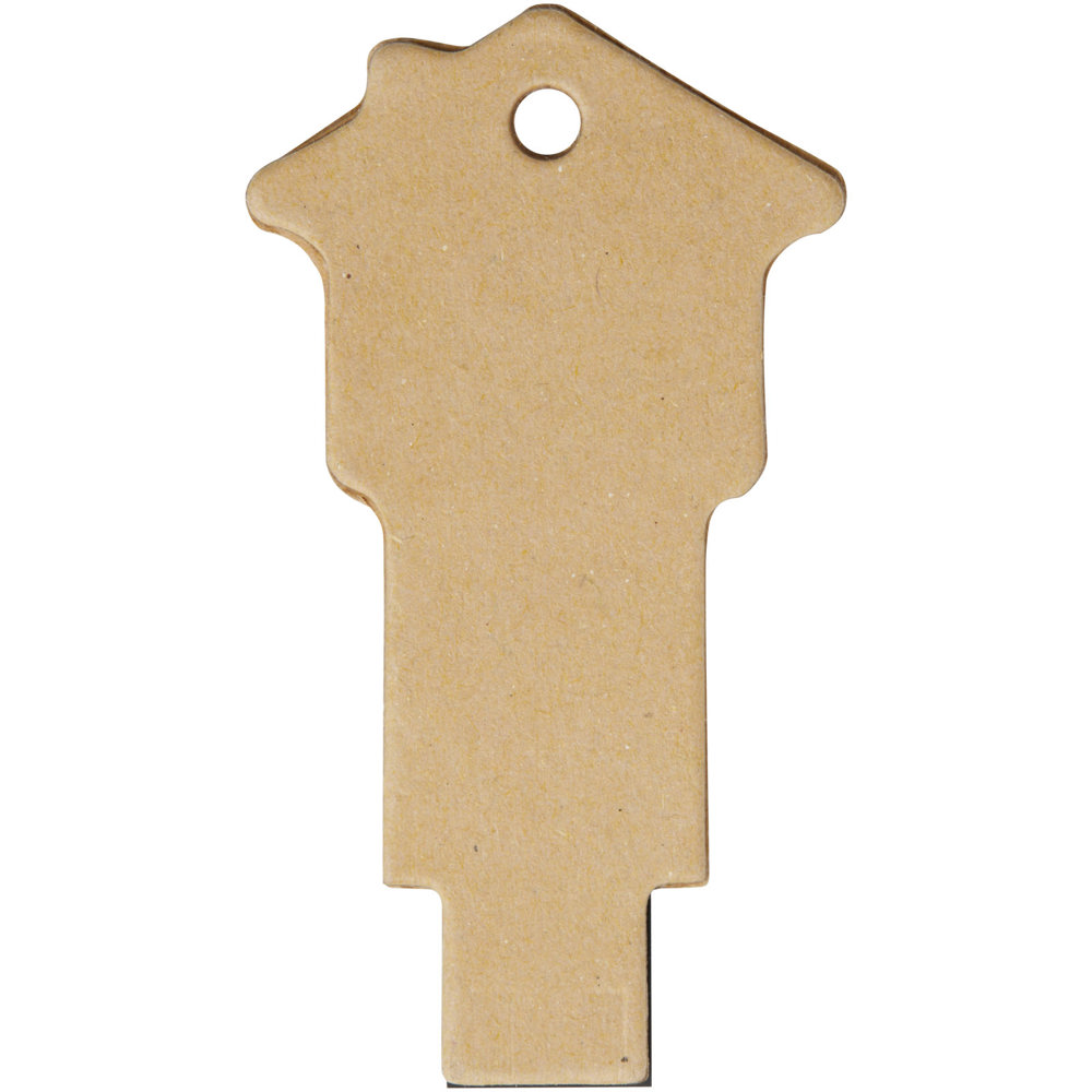 Huisvormige USB 2.0 van gerecycled papier