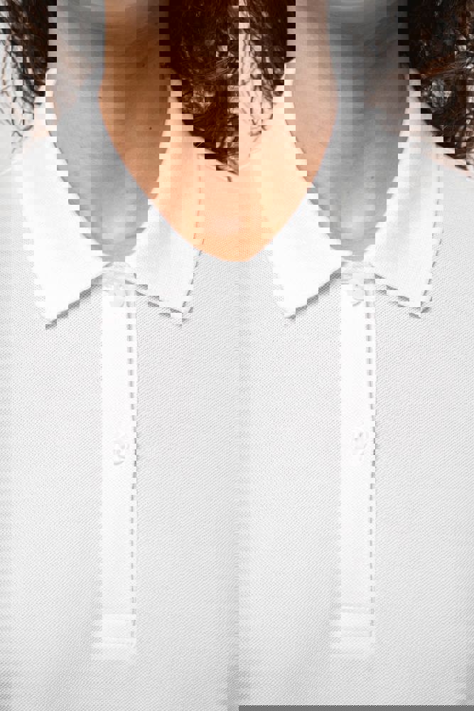 K2028A - Bio180 piqué damespolo lange mouwen